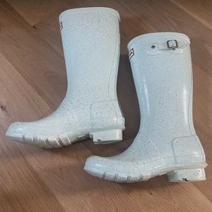 Hunter Big Kids Glitter Rain Boot